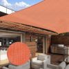 13'x10' Rectangle Sun Shade Sail/Bright Orange