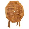 Folding Patio Table 35.4"x29.5" Solid Acacia Wood