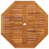 Folding Patio Table 35.4"x29.5" Solid Acacia Wood
