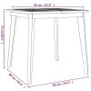 Patio Table 33.5"x33.5"x29.5" Solid Wood Acacia