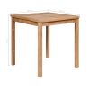 Patio Table 31.5"x31.5"x30.3" Solid Teak Wood