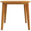 Patio Table 33.5"x33.5"x29.5" Solid Wood Acacia