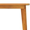 Patio Table 33.5"x33.5"x29.5" Solid Wood Acacia