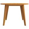 Patio Table Ø43.3"x29.5" Solid Wood Acacia