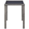 Patio Table Anthracite 48.4"x23.6"x29.1" Poly Rattan
