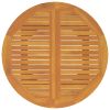 Patio Table Ø43.3"x29.5" Solid Wood Acacia