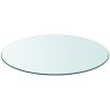 Table Top Tempered Glass Round 11.8"