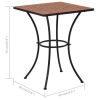 Mosaic Bistro Table Terracotta 23.6" Ceramic