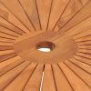 Folding Patio Table Ø 33.5"x29.5" Solid Wood Teak