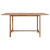Patio Table 59.1"x59.1"x29.9" Solid Teak Wood