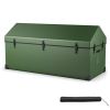Waterproof Outdoor Storage Box with Ventilated Window, Adjustable Snap