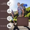 6 Feet Folding Portable Rattan Table with Carrying Handle