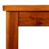 Patio Coffee Table 33.5"x33.5"x17.7" Solid Acacia Wood