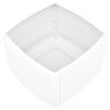 Side Table White 21.3"x21.3"x14.4" Plastic