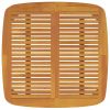 Patio Table 33.5"x33.5"x29.5" Solid Wood Acacia