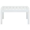 Patio Table White 30.7"x21.7"x15" Plastic