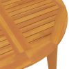 Patio Table Ø43.3"x29.5" Solid Wood Acacia