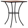 Mosaic Bistro Table Terracotta 23.6" Ceramic