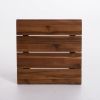 ZION INDUSTRIAL WOOD AND METAL COFFEE TABLE WITH ACCENT TABLE