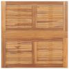 Folding Patio Dining Table 35.4"x35.4"x29.5" Solid Teak Wood