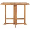 Folding Patio Dining Table 35.4"x35.4"x29.5" Solid Teak Wood