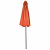 9 Feet Patio Bistro Half Round Umbrella without Weight Base