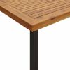 Patio Table 78.7"x39.4"x29.5" Solid Wood Acacia