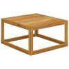 3 Piece Patio Lounge Set with Cushions Solid Acacia Wood