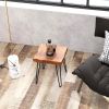 Patio Garden Outdoor Reclaimed Recycled Teak Wood End Table