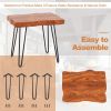 Patio Garden Outdoor Reclaimed Recycled Teak Wood End Table
