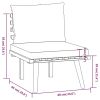 7 Piece Patio Lounge Set with Cushions Solid Acacia Wood