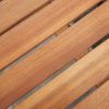 Patio Table 94.5"x35.4"x29.1" Poly Rattan and Solid Acacia Wood