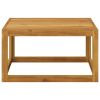 3 Piece Patio Lounge Set with Cushions Solid Acacia Wood