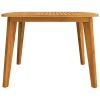 Patio Table 43.3"x43.3"x29.5" Solid Wood Acacia