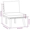8 Piece Patio Lounge Set with Cushions Solid Acacia Wood