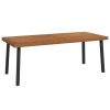 Patio Table 78.7"x39.4"x29.5" Solid Wood Acacia