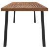 Patio Table 78.7"x39.4"x29.5" Solid Wood Acacia