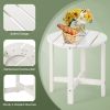 18 Inch Round Weather-Resistant Adirondack Side Table