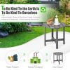18 Inch Round Weather-Resistant Adirondack Side Table