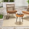 Patio Garden Outdoor Reclaimed Recycled Teak Wood End Table