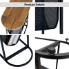 Oval Small Side Tables Living Room Small Space with Storage Space