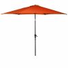 9 FT Outdoor Market Patio Table Umbrella Push Button Tilt Crank Lift