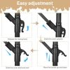 10 Feet Offset Umbrella with 8 Ribs Cantilever and Cross Base