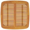 Patio Table 43.3"x43.3"x29.5" Solid Wood Acacia